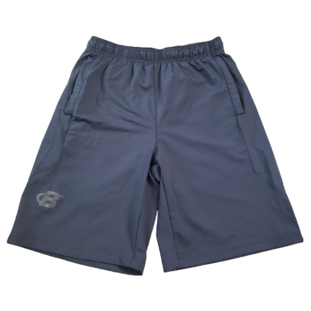 Bodybuilding.com Gym Shorts Workout Athletic Stretch Navy Blue Men's M Pre-owned